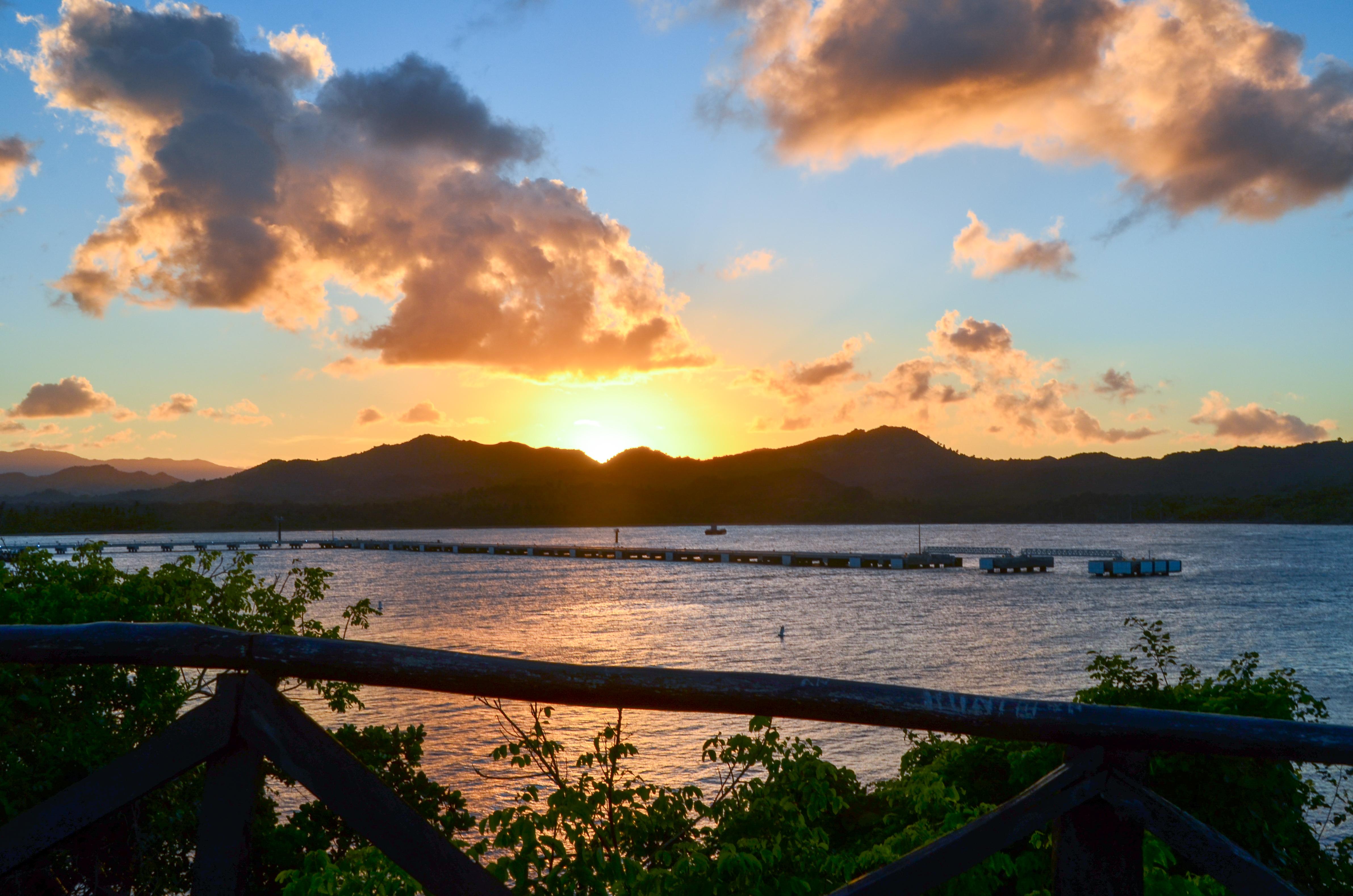 Playabachata Puerto Plata Zewnętrze zdjęcie Sunset at the lagoon